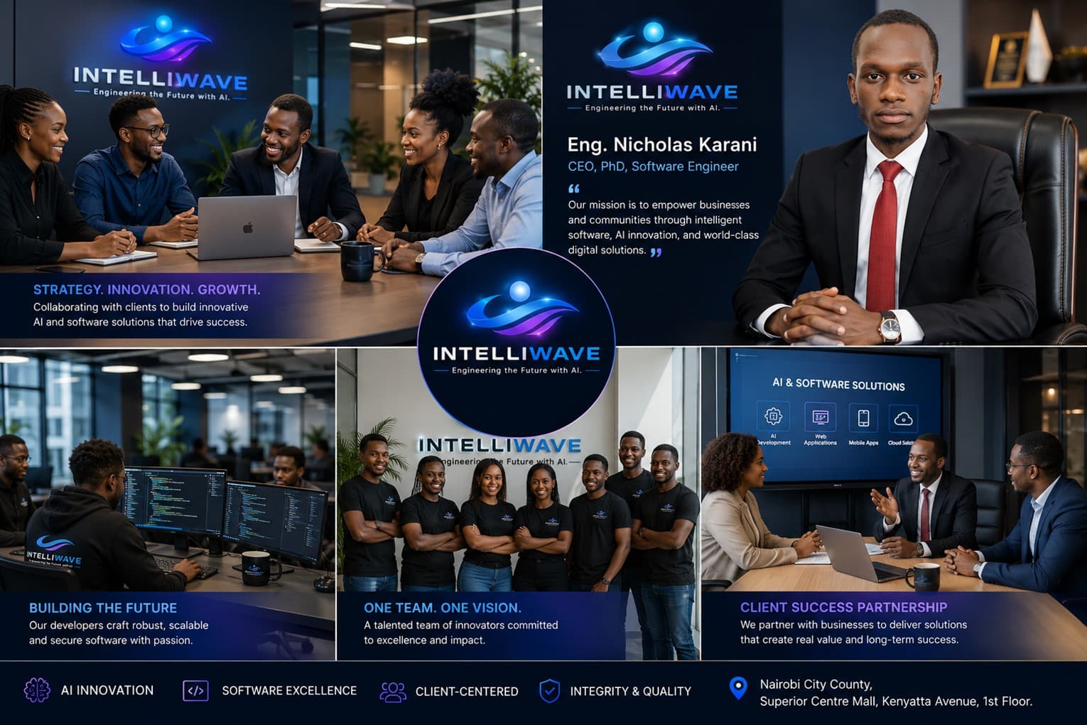 Intelliwave team working on global AI infrastructure